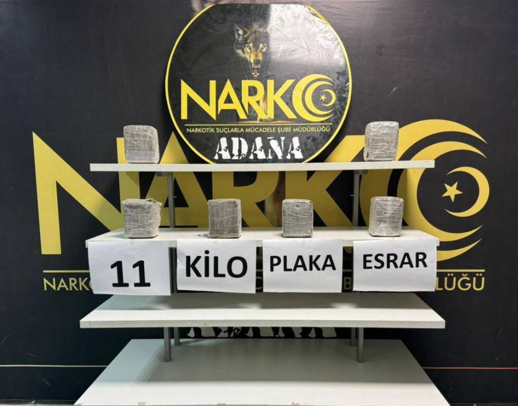 Akünün içine saklamışlar! Tam 11 kilo 15